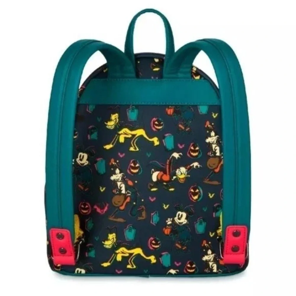 Loungefly Disney Mickey Mouse Halloween Glow in the Dark Mini Backpack